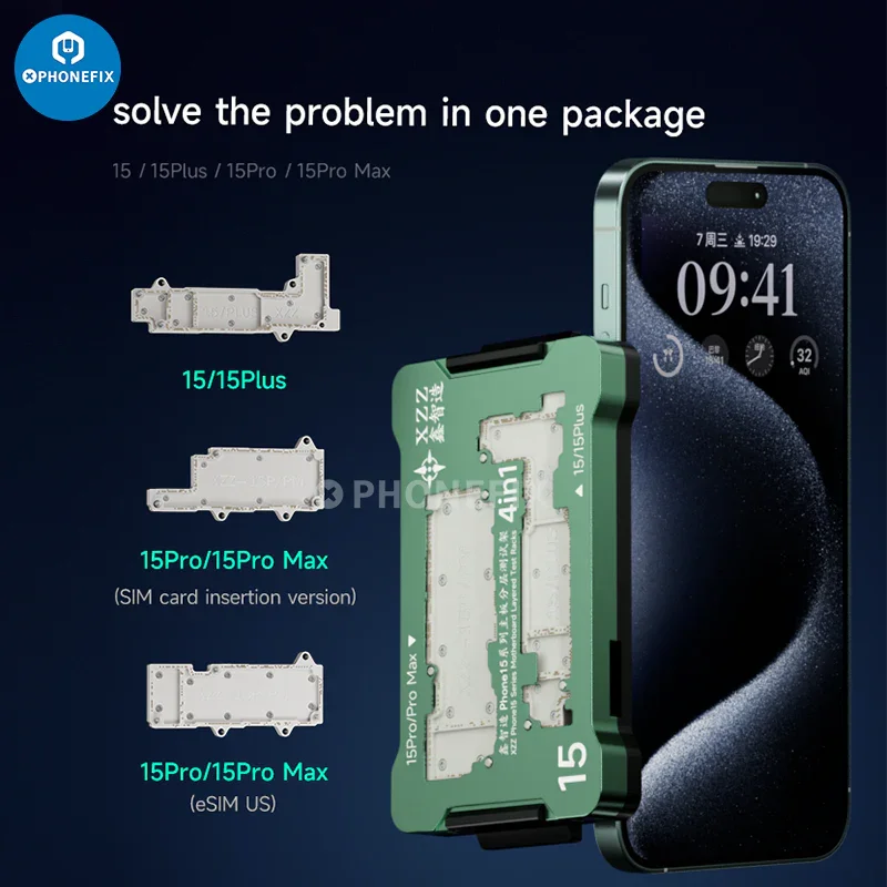 XZZ iPhone 15 Series 4 In 1 Motherboard Layered Test Fixture - Image 2