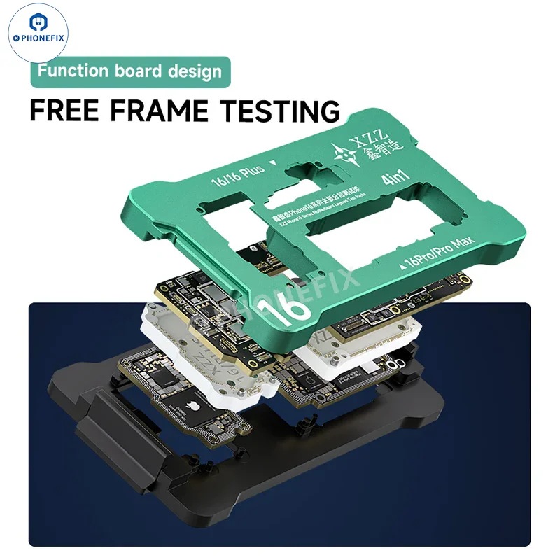 XZZ iSocket for iPhone 16 Plus/16 Pro Max Motherboard Layering Test - Image 7