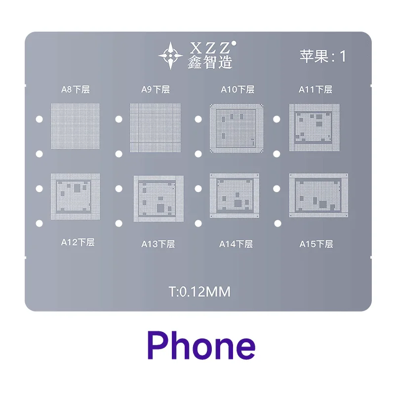 XZZ L23 CPU Reballing Stencil Platform For iPhone A8-A16 BGA Repair - Image 6