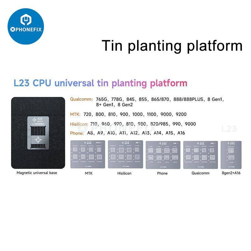 XZZ L23 CPU Reballing Stencil Platform For iPhone A8-A16 BGA Repair - Image 9
