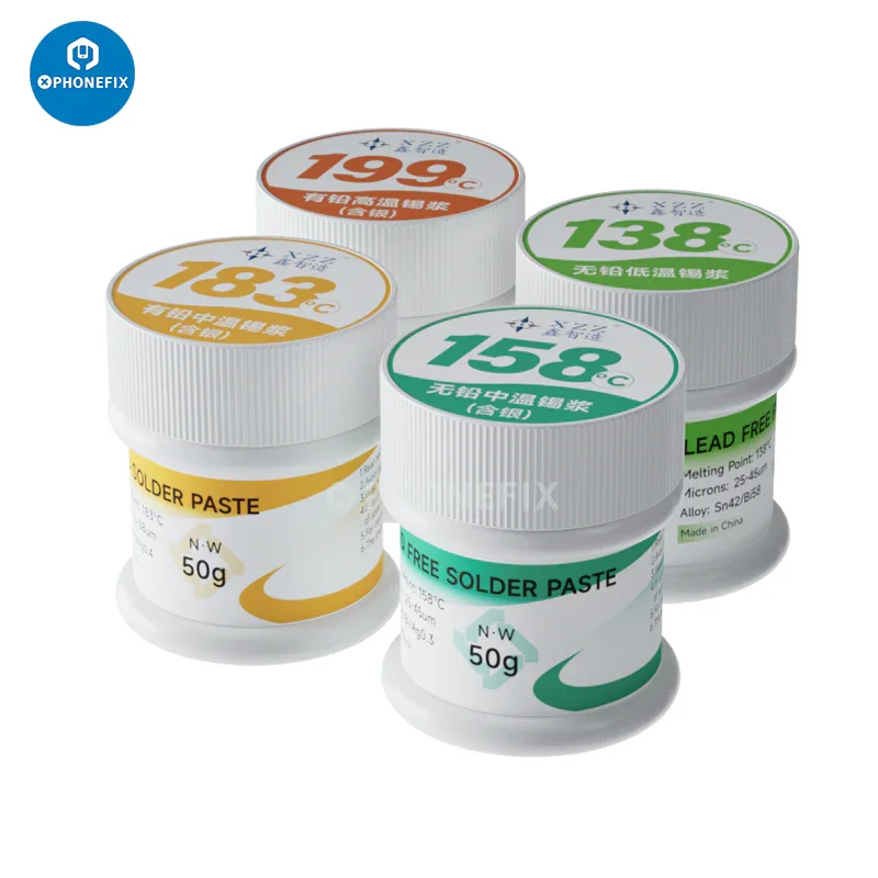 XZZ Lead Free Tin Paste 138/158/183/199℃ Solder Flux - Image 4
