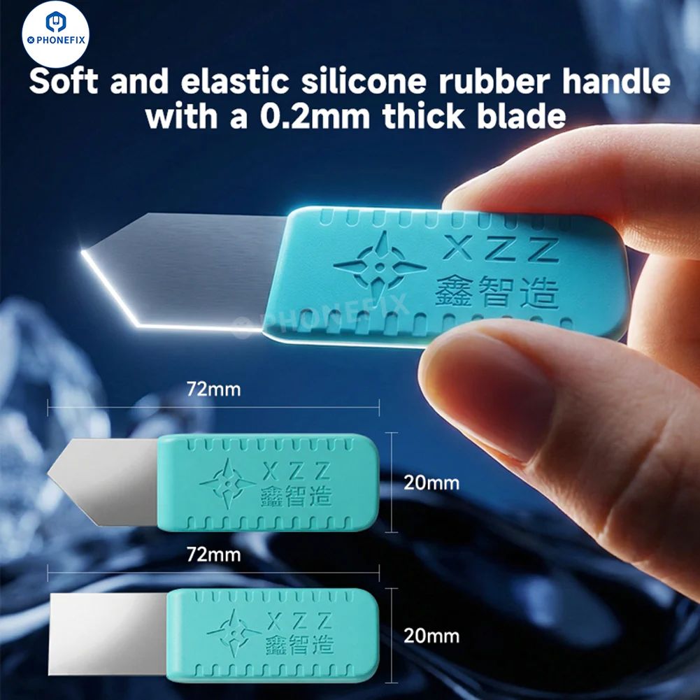 XZZ Non-Magnetic Solder Paste Tin Scraper for Phone BGA PCB Repair - Image 4