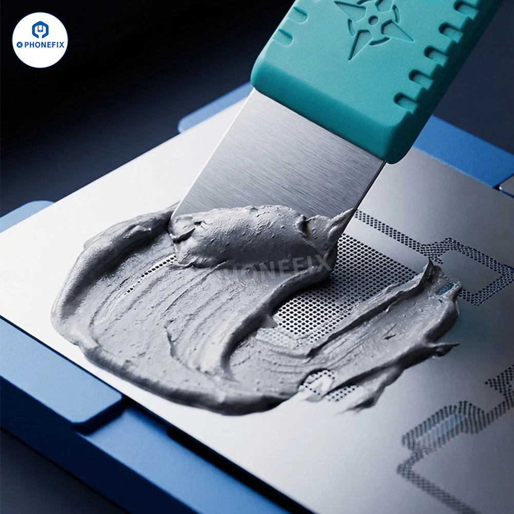 XZZ Non-Magnetic Solder Paste Tin Scraper for Phone BGA PCB Repair - Image 5