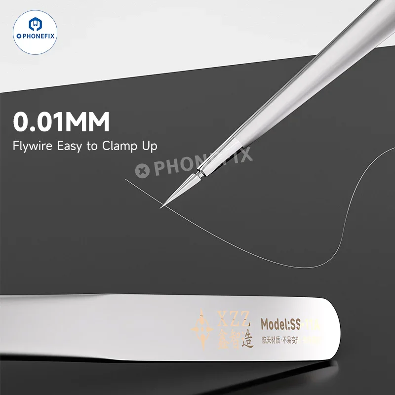 XZZ SS-11A SS-11B 11C Stainless Steel 3D Tweezers for Phone Repair - Image 3