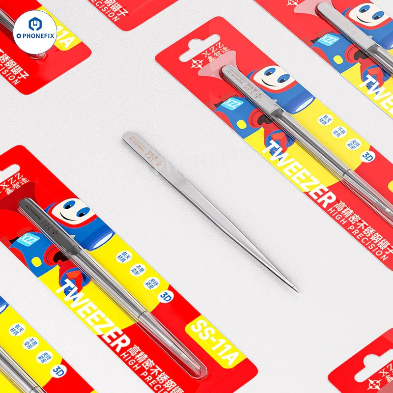XZZ SS-11A SS-11B 11C Stainless Steel 3D Tweezers for Phone Repair - Image 9