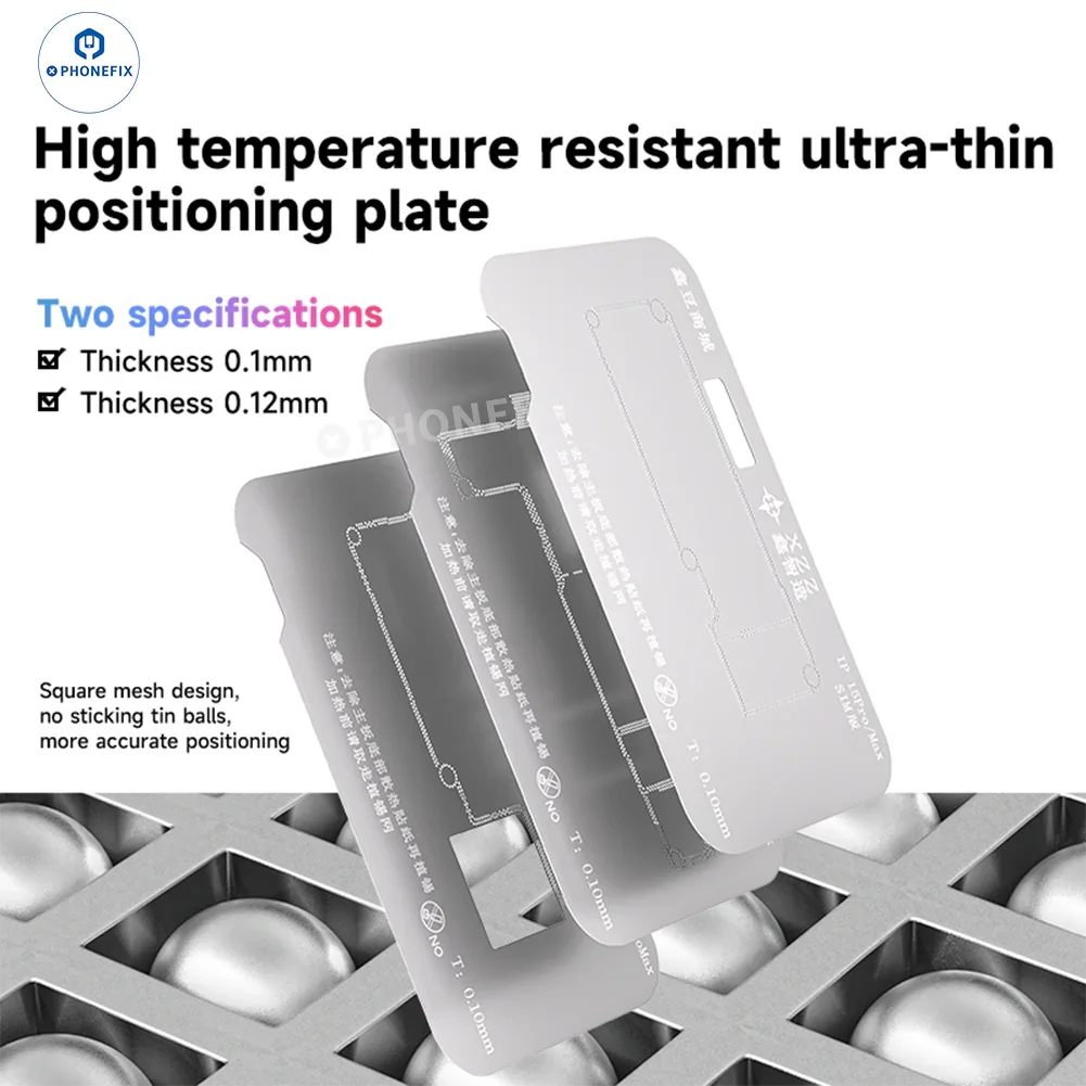XZZ TR Middle Frame BGA Plant Tin Platform For iPhone X-17 Pro Max - Image 6