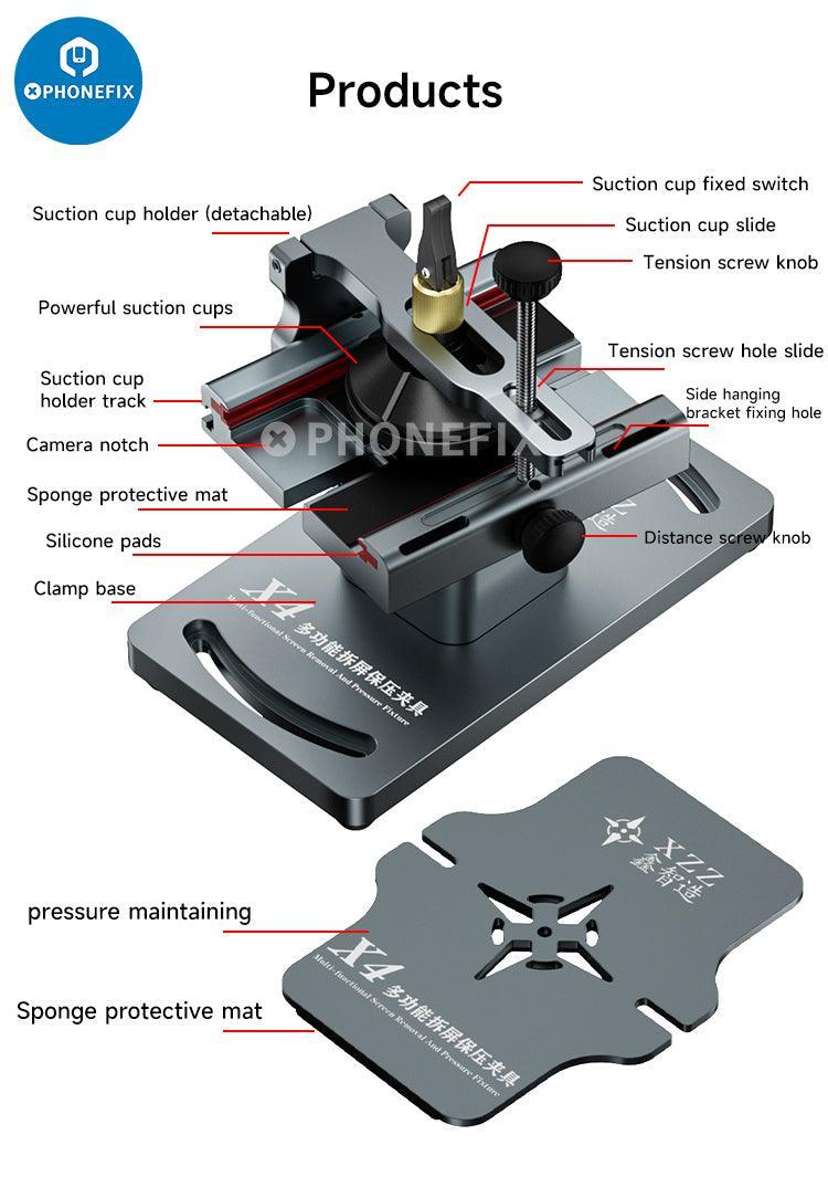 XZZ X4 Universal Phone Screen Removal Fixture Pressure Clamp Holder - Image 8