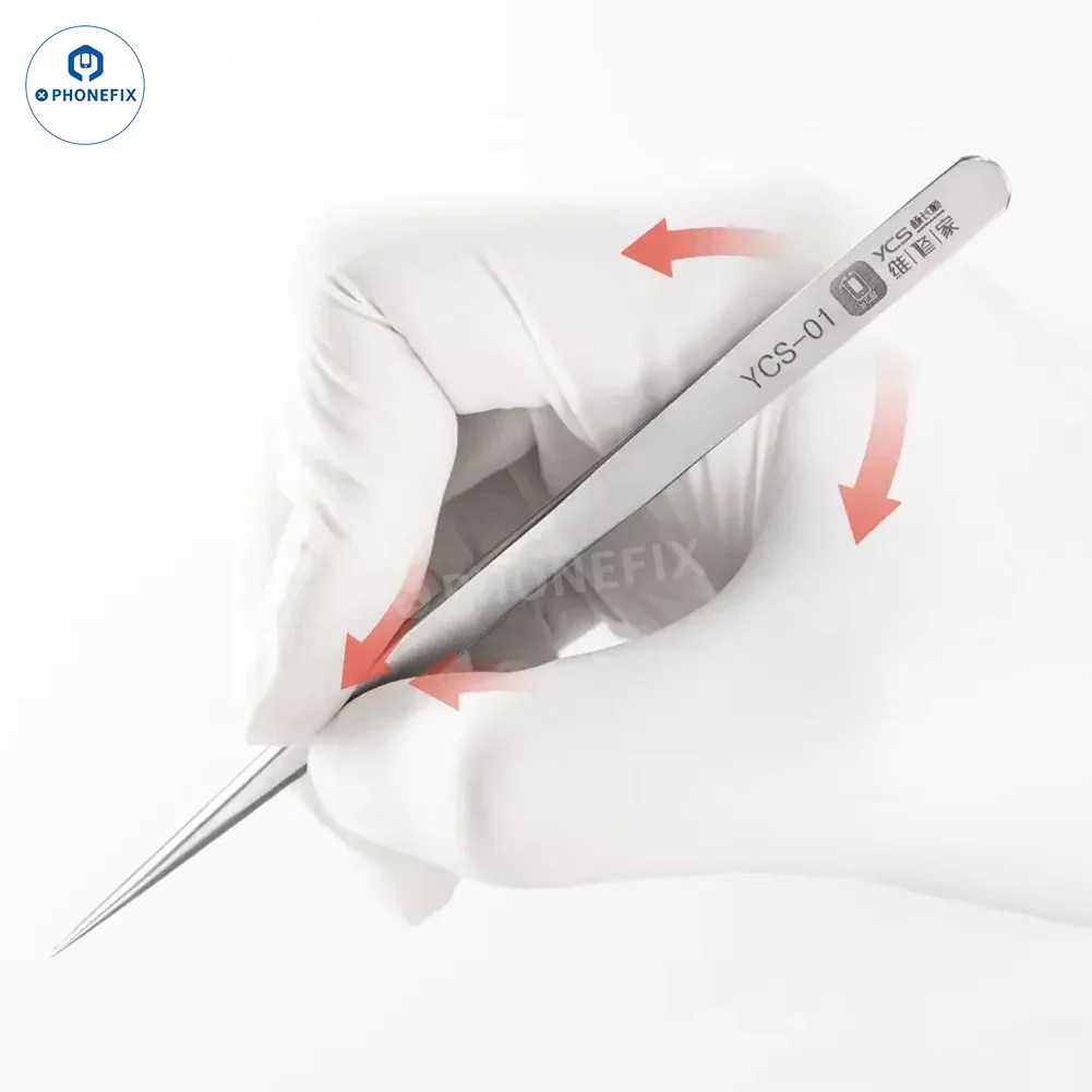 YCS 01 AK-00 Tweezers Precision Mobile Phone Repair Tools - Image 6