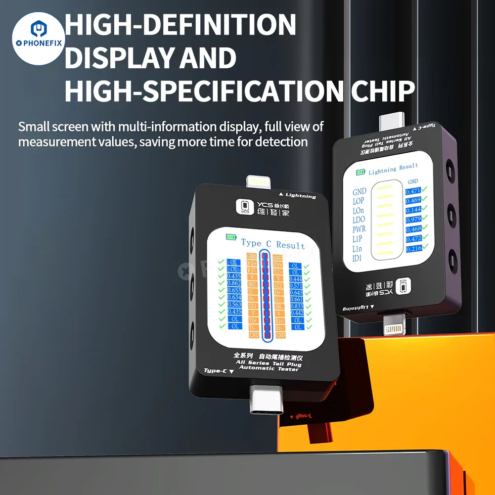 YCS 2ND Mobile Charging Tail Plug Port Tester Fault Power Meter - Image 2