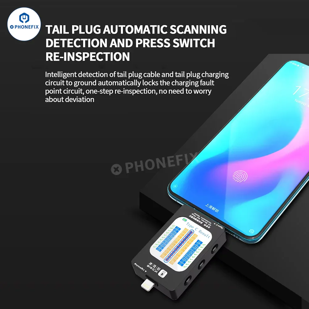 YCS 2ND Mobile Charging Tail Plug Port Tester Fault Power Meter - Image 7