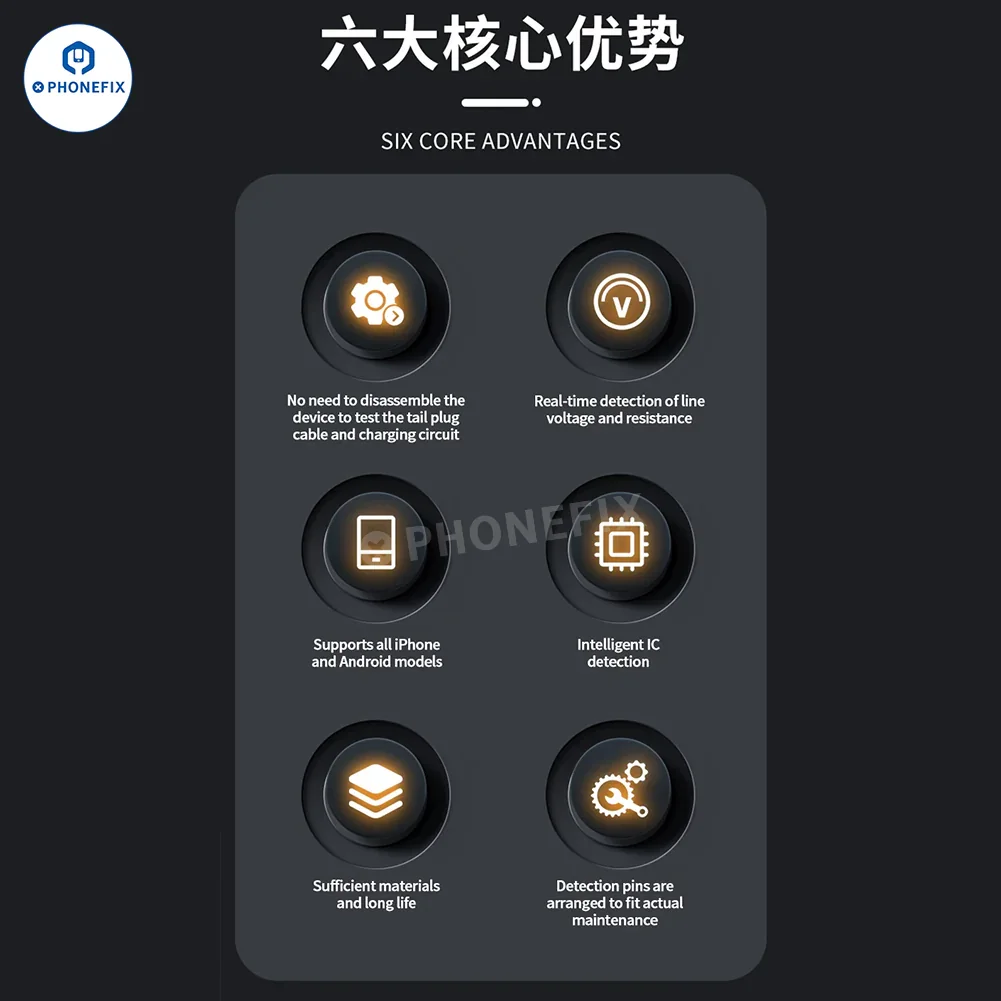 YCS 2ND Mobile Charging Tail Plug Port Tester Fault Power Meter - Image 8