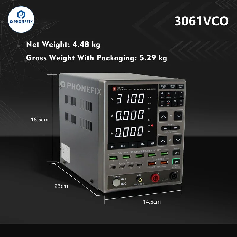 YCS 3060 3061 30V 6A DC Power Supply Phone PCB Repair Ammeter - Image 6