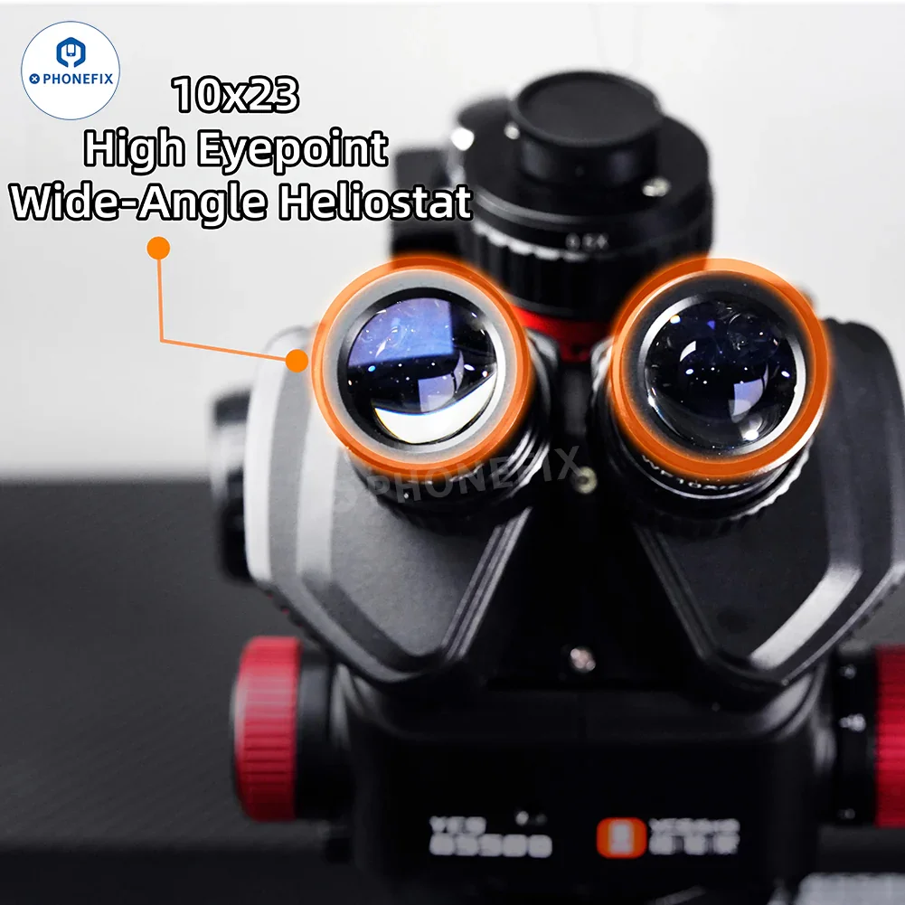 YCS 6558S 6558XS 6.5-58X Zoom HD Trinocular Microscope with 4K Camera - Image 6