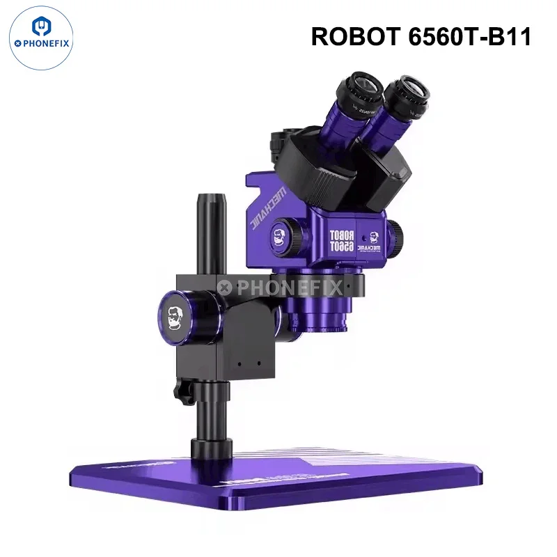 YCS 6558X 6.5X-58X Trinocular Zoom Stereo Microscope - Image 7
