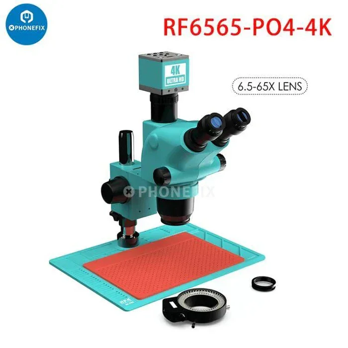 YCS 6575X 6.5X-75X Trinocular Microscope X80 4K Camera - Image 7