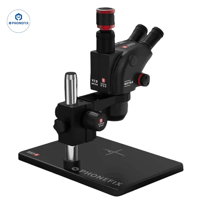 YCS 6575X 6.5X-75X Trinocular Microscope X80 4K Camera - Image 8