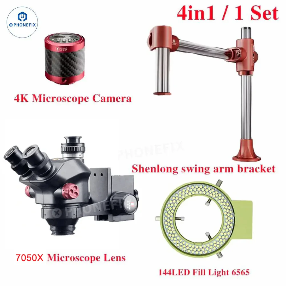 YCS 7050X Mobile Phone Repair Microscope 7X-50X Zoom - Image 2