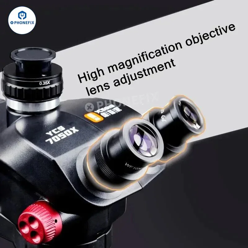 YCS 7050X Mobile Phone Repair Microscope 7X-50X Zoom - Image 5