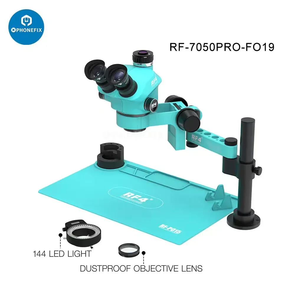 YCS 7050X Mobile Phone Repair Microscope 7X-50X Zoom - Image 7
