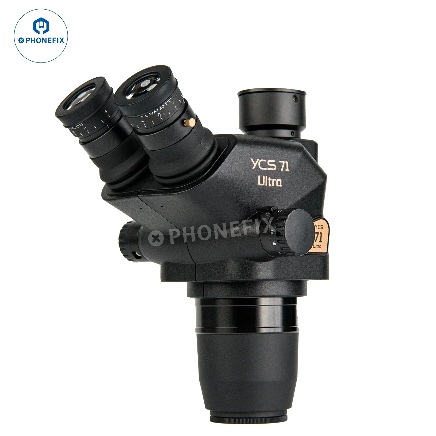 YCS 71 Ultra 6.7X-45X Trinocular Microscope for Phone Soldering Repair - Image 11
