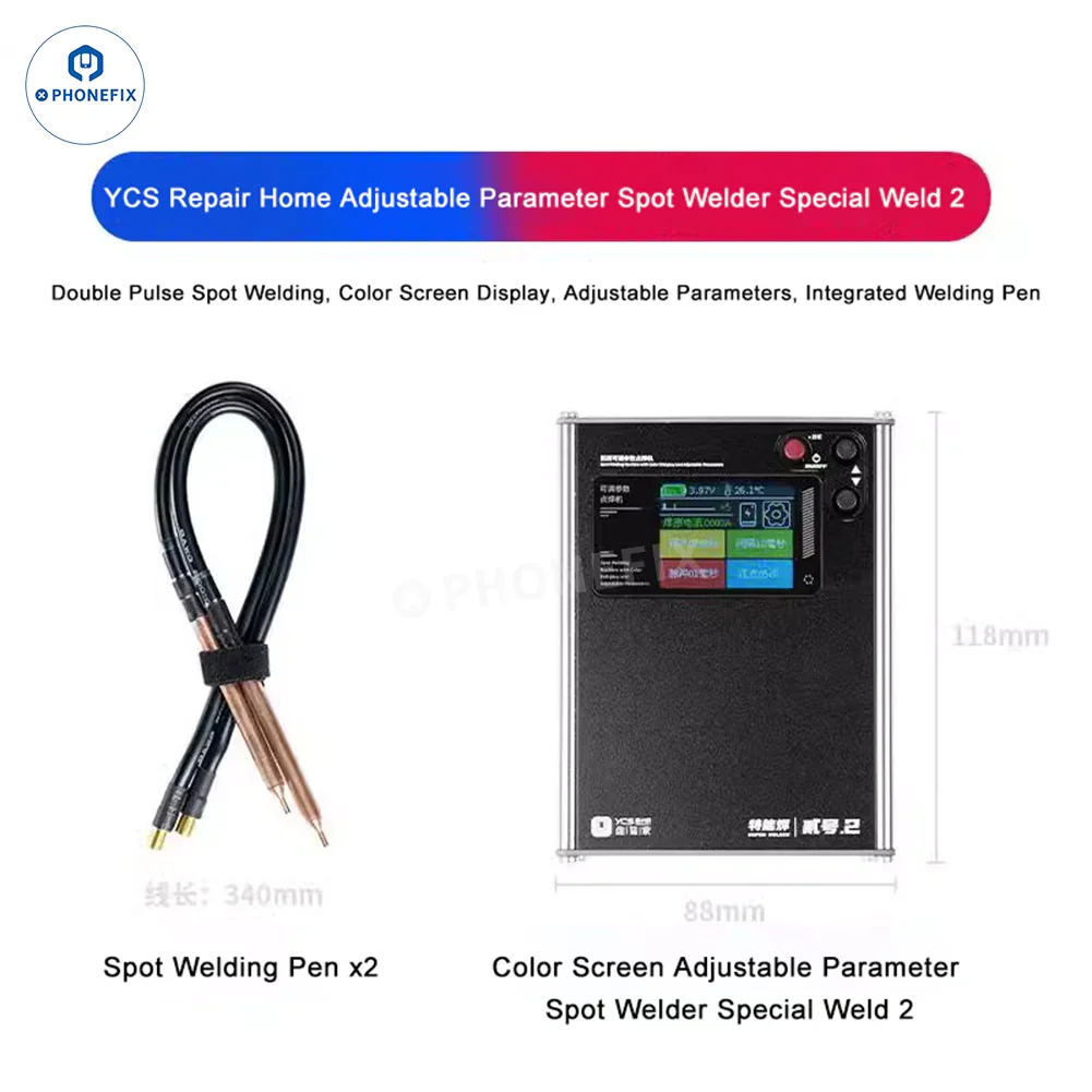 YCS Adjustable Parameter Spot Welder with Color Screen Display - Image 6