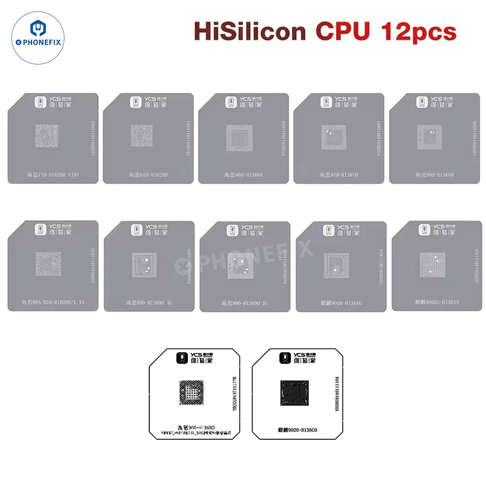 YCS CPU Reballing Platform for Phone IC Soldering Tin Planting - Image 21