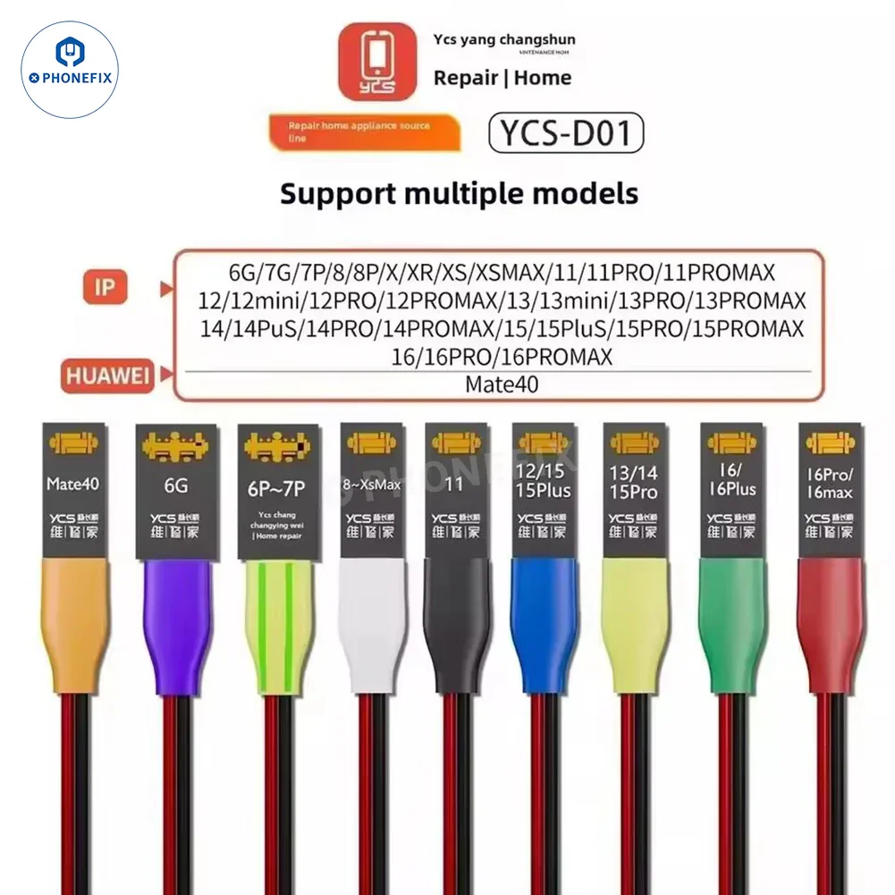 YCS D01 D02 Power Cable for iPhone 6-16 Pro Max Android Huawei - Image 5