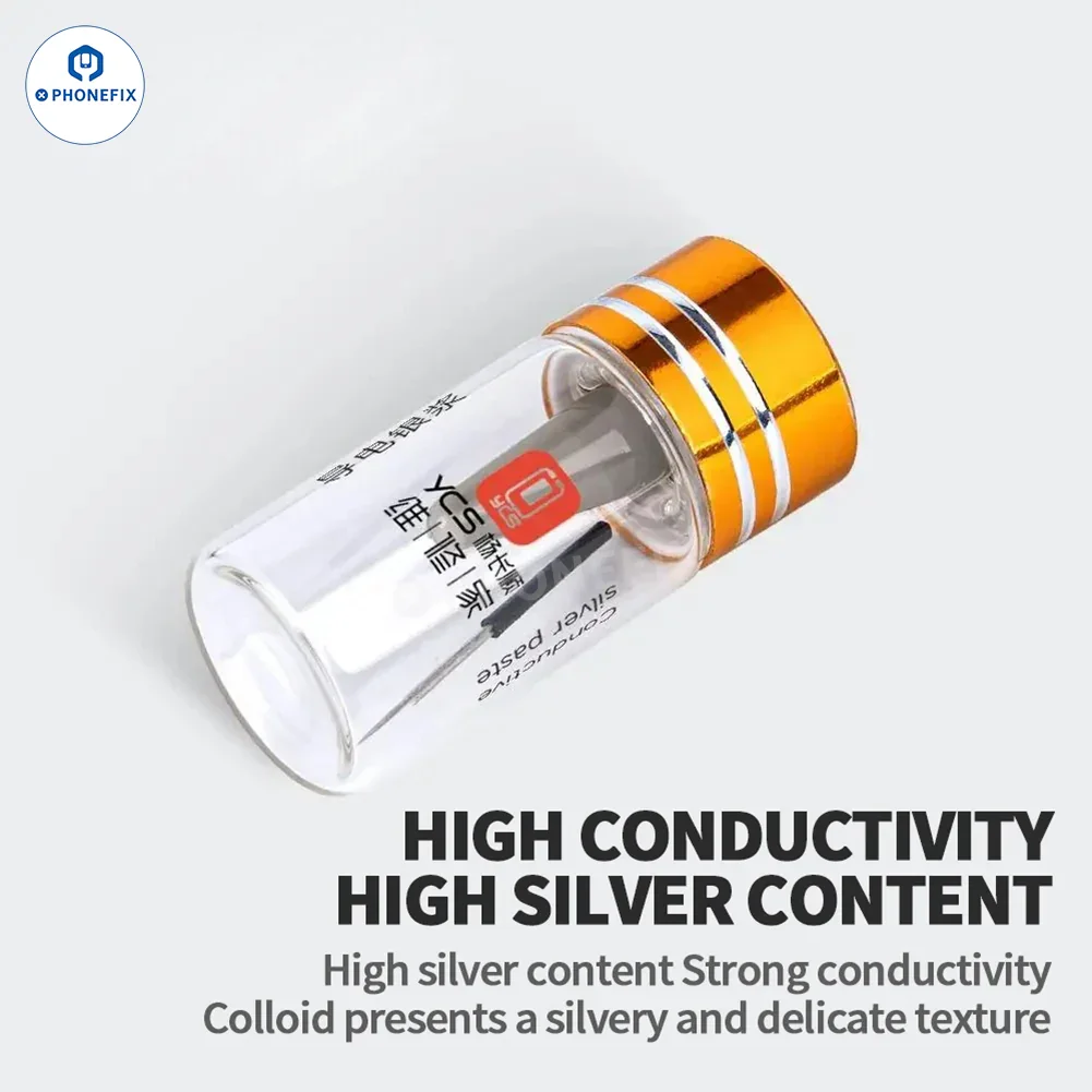 YCS D11 Conductive Silver Paste for Phone Green/Yellow Screen Repair - Image 3