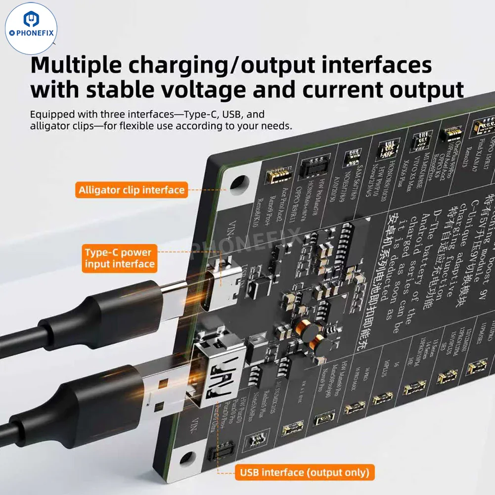 YCS DC25 Battery Charging Activation Board for iPhone 6-16 & Android - Image 4