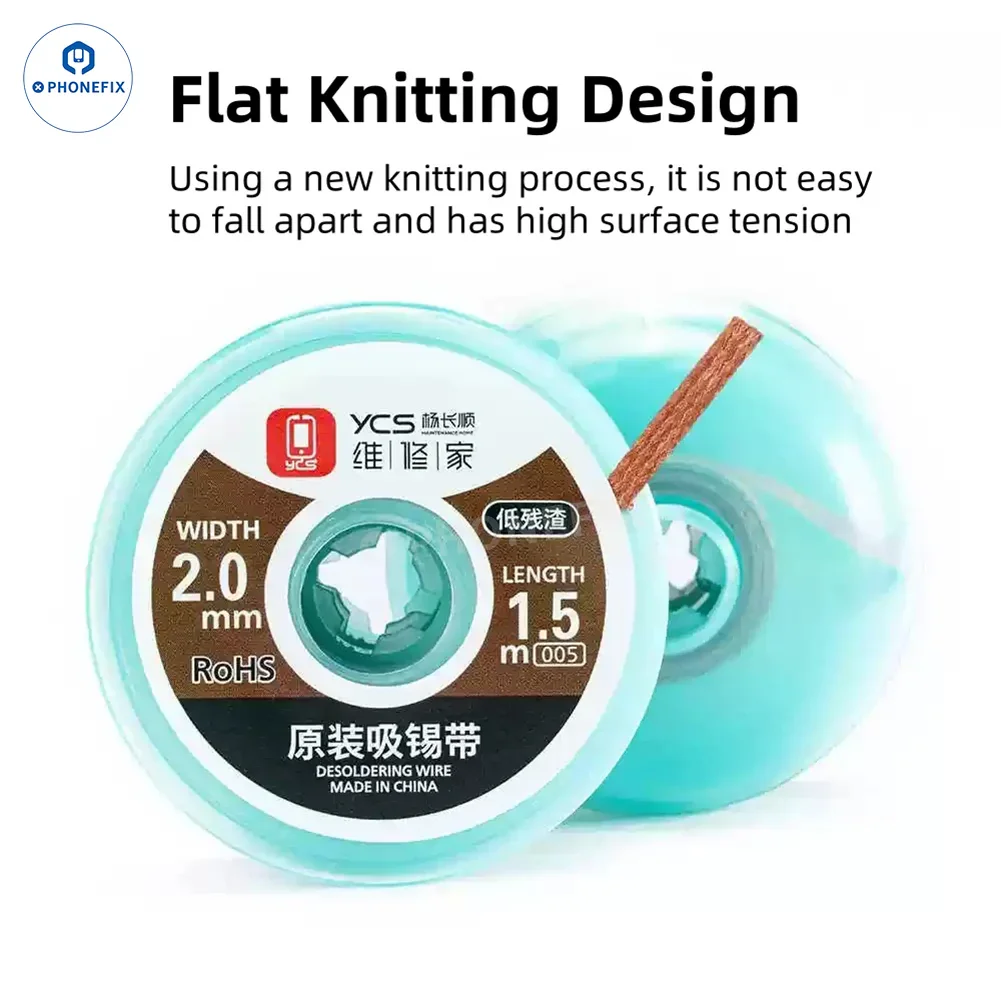 YCS Desoldering Wick 2015 2023 3520 BGA Tin Suction Solder Wire - Image 10