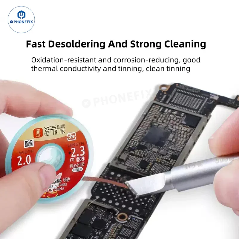 YCS Desoldering Wick 2015 2023 3520 BGA Tin Suction Solder Wire - Image 5
