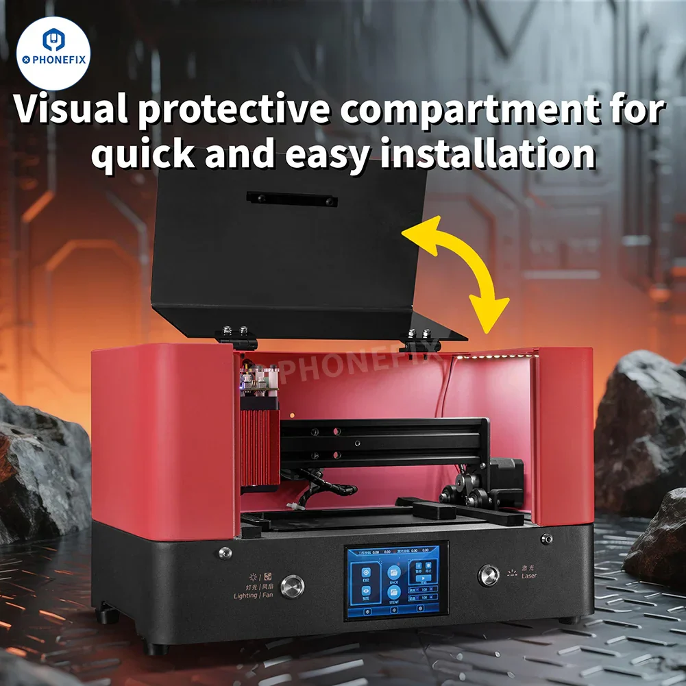 YCS DPCA Mini Laser Machine for iPhone Back Glass/Bracket Removal - Image 5