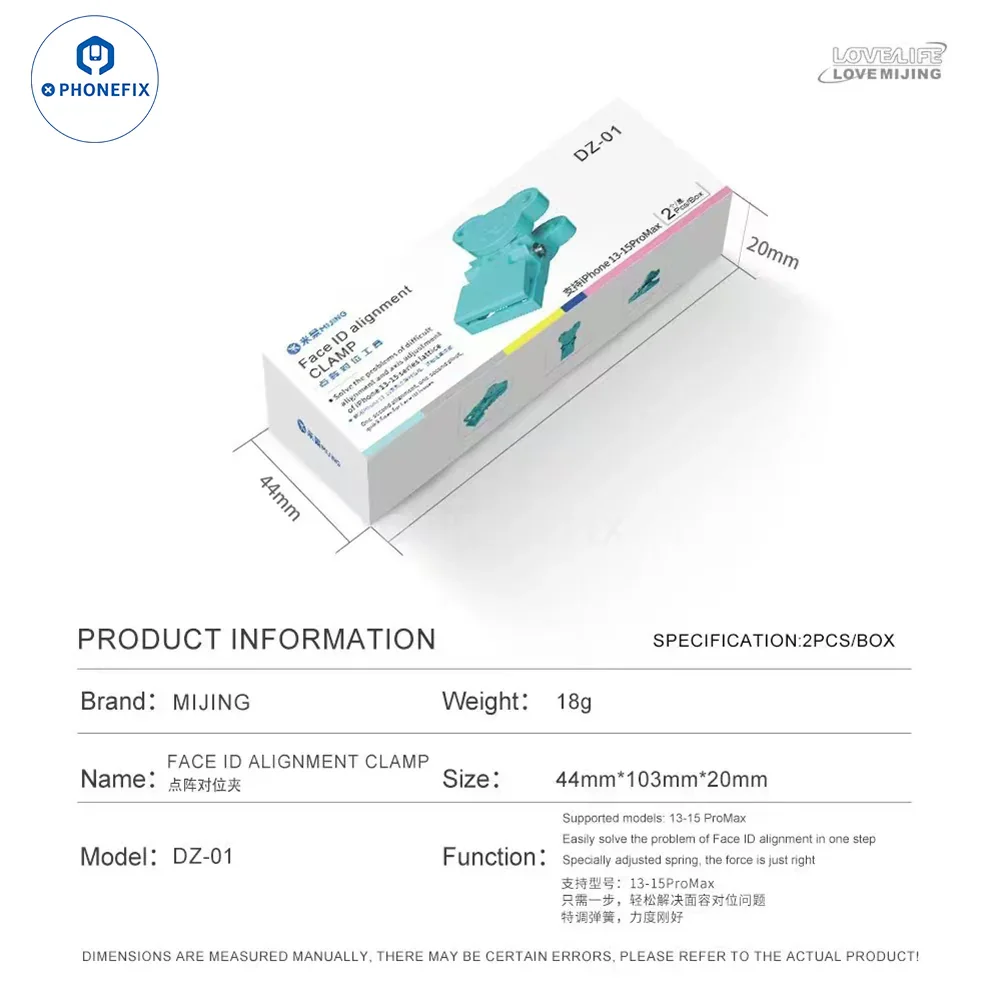 YCS-F15 DZ-01 Face ID Alignment Fixture For iPhone 13-15 Pro Max - Image 7