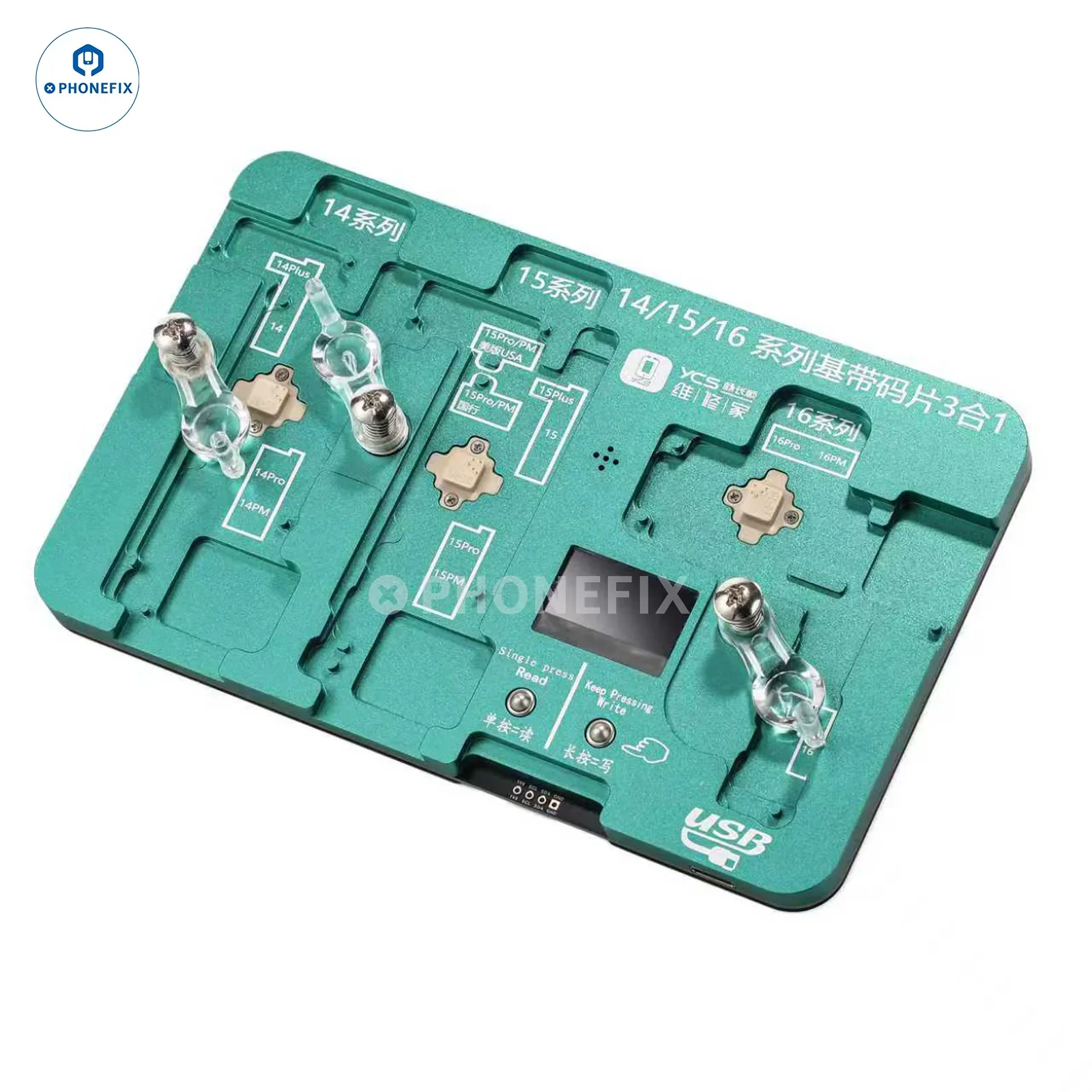 YCS iPhone 14/15/16 3-in-1 Baseband EEPROM Read Write Programmer - Image 5