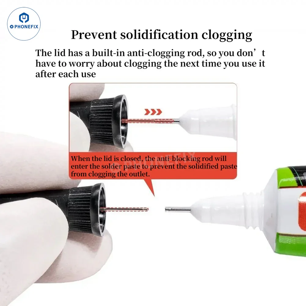 YCS Lead-free Solder Paste Halogen-Free Phone PCB Repair Flux - Image 6