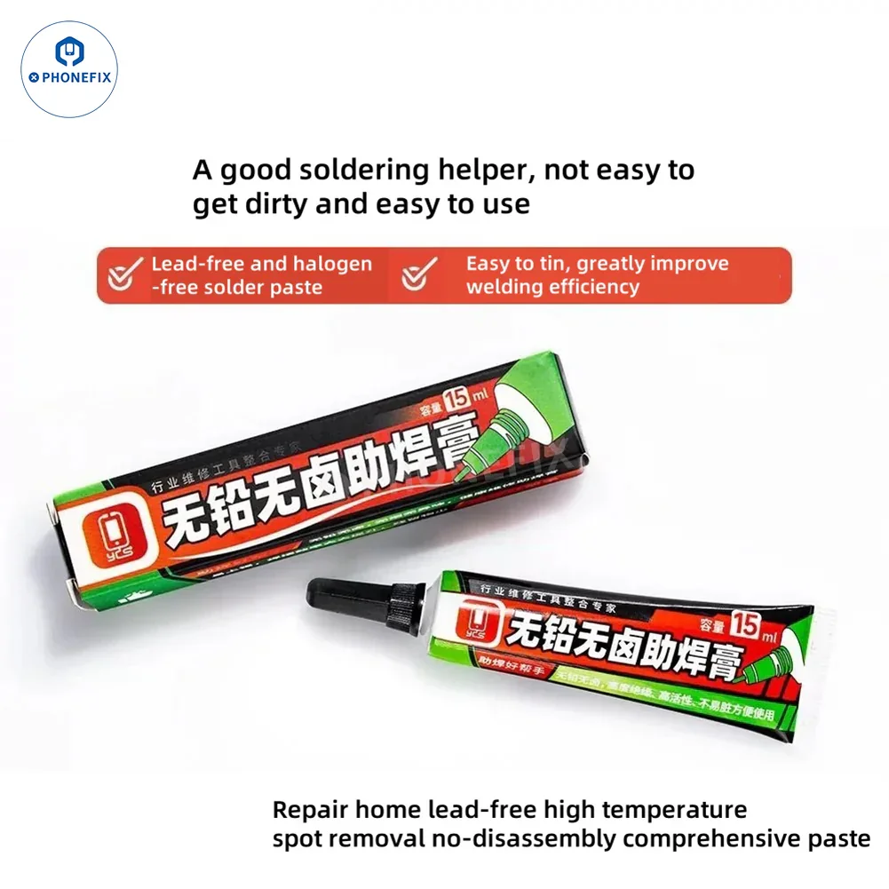 YCS Lead-free Solder Paste Halogen-Free Phone PCB Repair Flux - Image 9