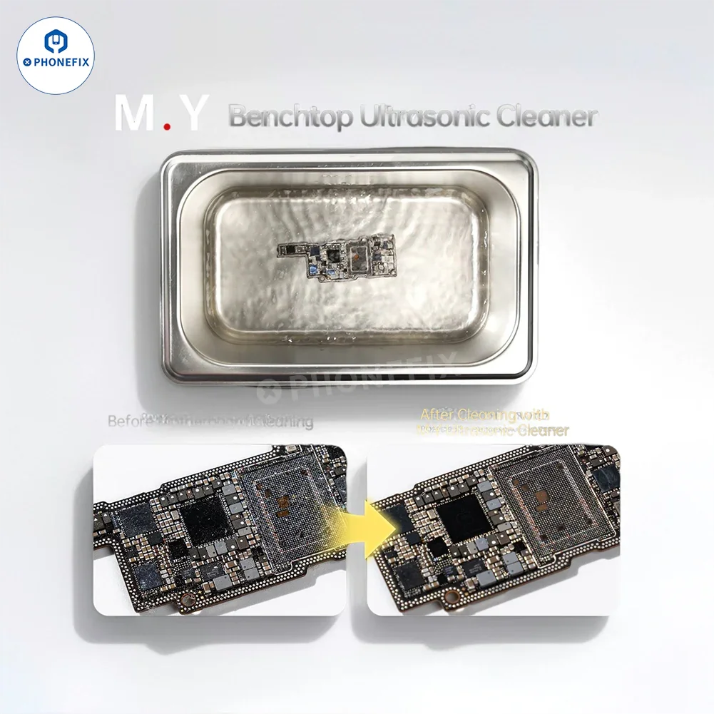 YCS M.Y C09 0.9L Ultrasonic Cleaner for Phone PCB Circuit Cleaning - Image 2