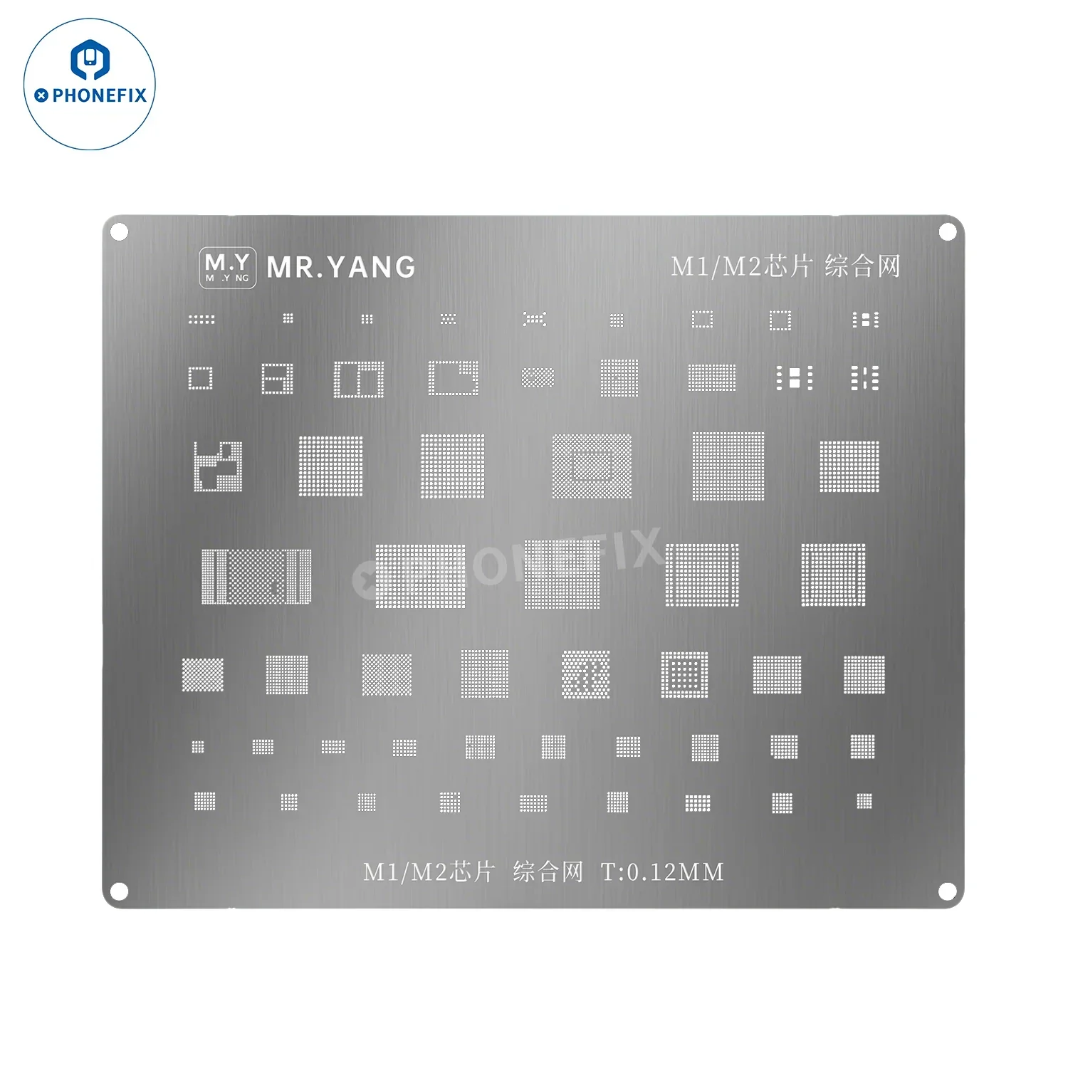 YCS M.Y Comprehensive Reballing Stencil for iPhone Drones Laptop - Image 3