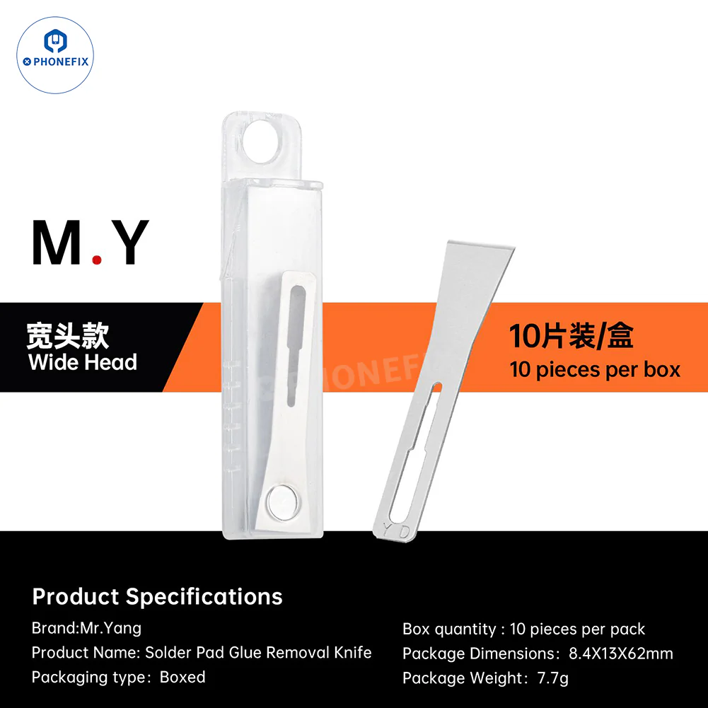 YCS M.Y CPU IC Solder Pad Glue Removal Knife for Phone Repair - Image 5