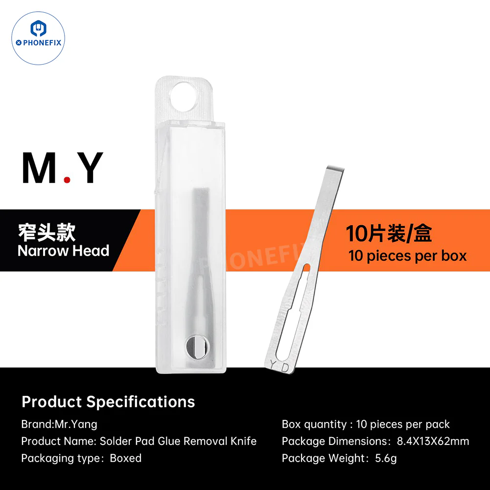 YCS M.Y CPU IC Solder Pad Glue Removal Knife for Phone Repair - Image 6