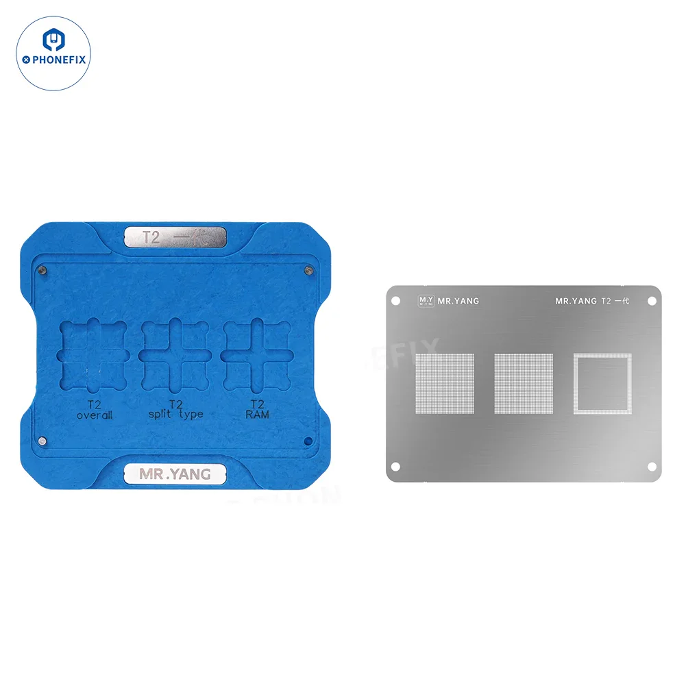 YCS M.Y DJI Drone RC2 T2 CPU IC Reballing Stencil Soldering Platform - Image 13