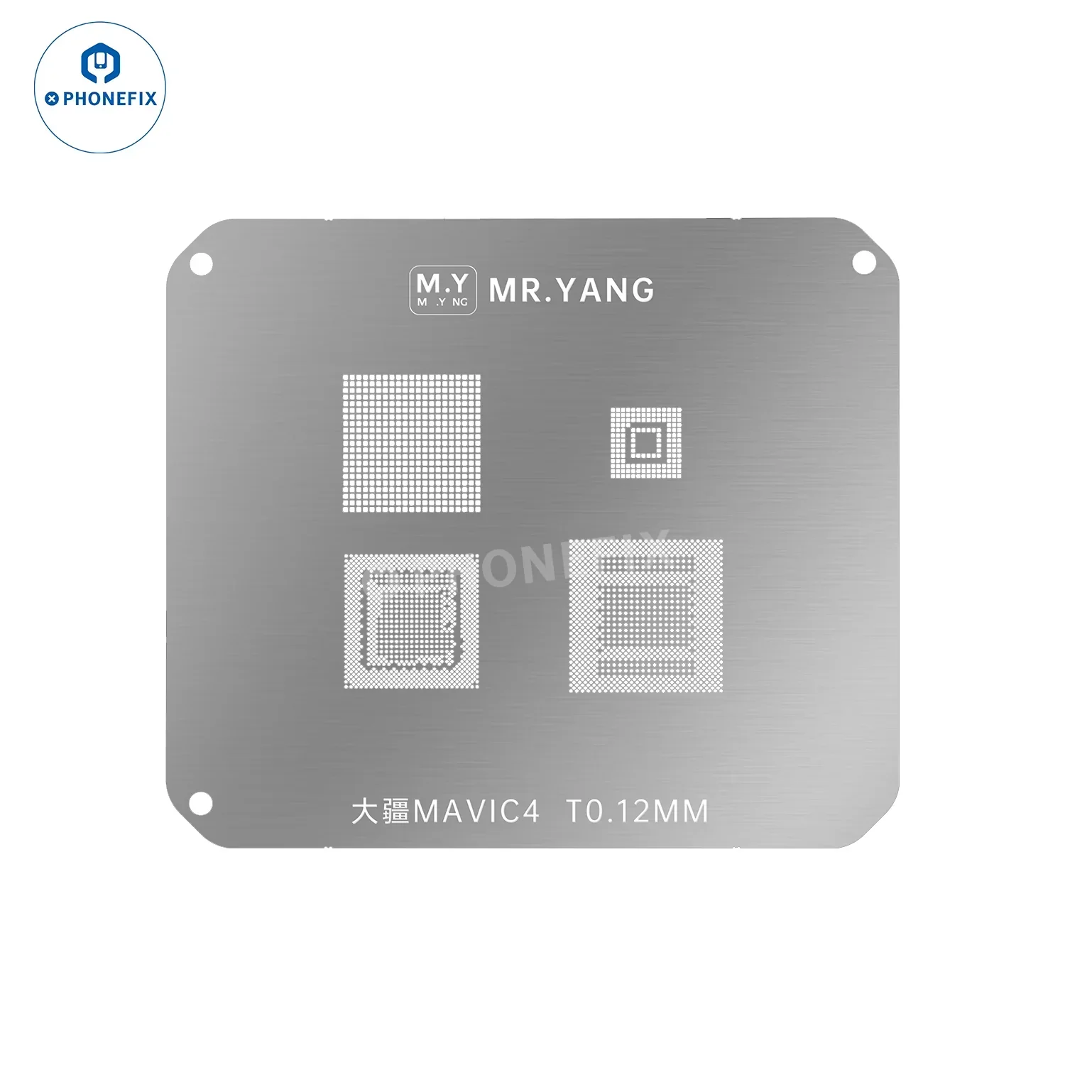 YCS M.Y DJI Drone RC2 T2 CPU IC Reballing Stencil Soldering Platform - Image 17