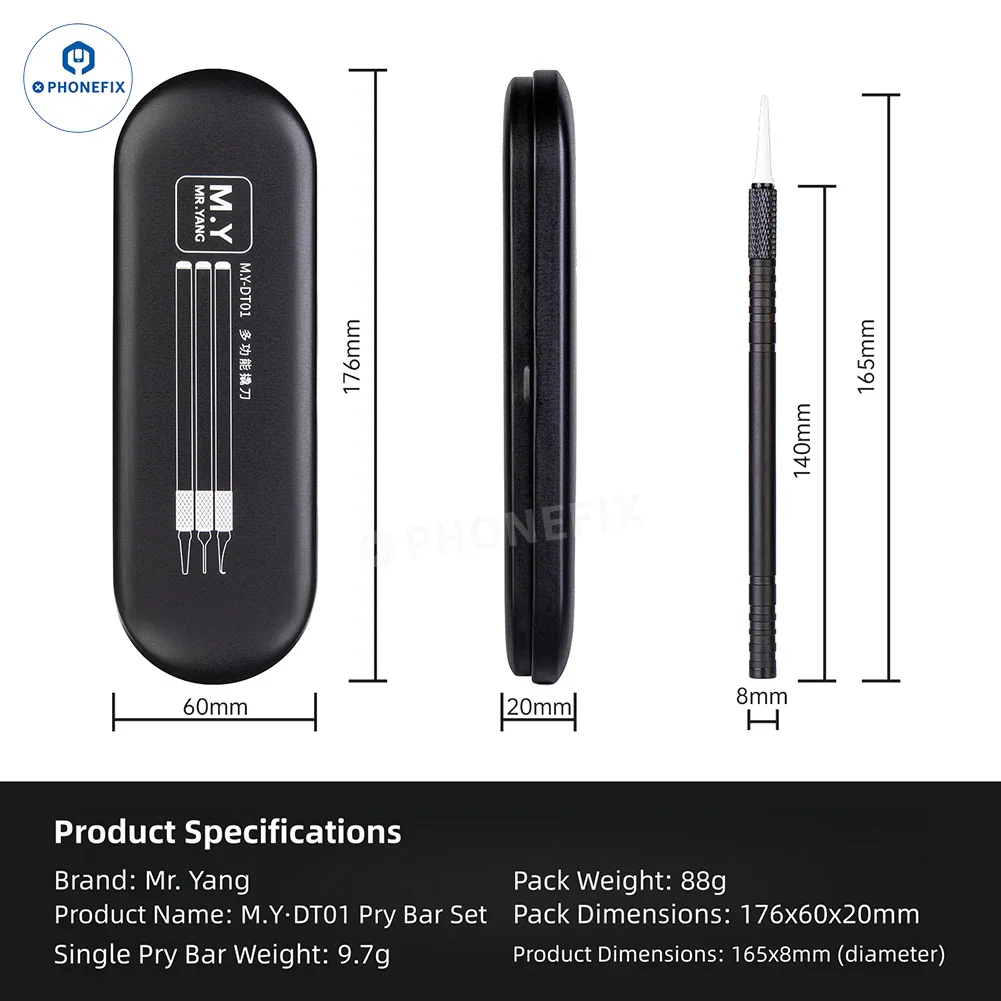 YCS M.Y DT01 Multi-functional Pry Blade Set for Mobile Phone Repair - Image 6