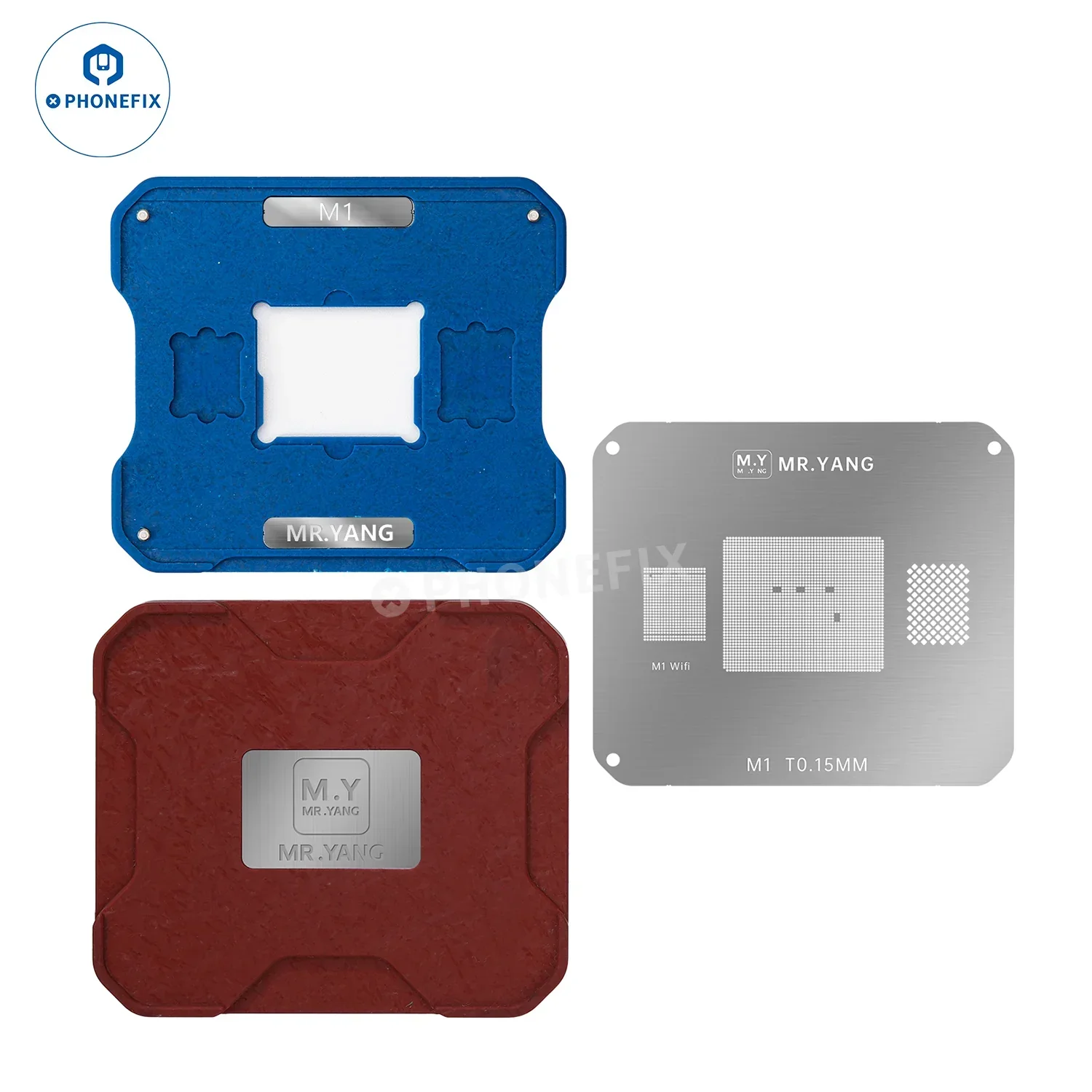 YCS M.Y M1 M2 M3 M4 Reballing Stencil Platform for MacBook Repair - Image 12