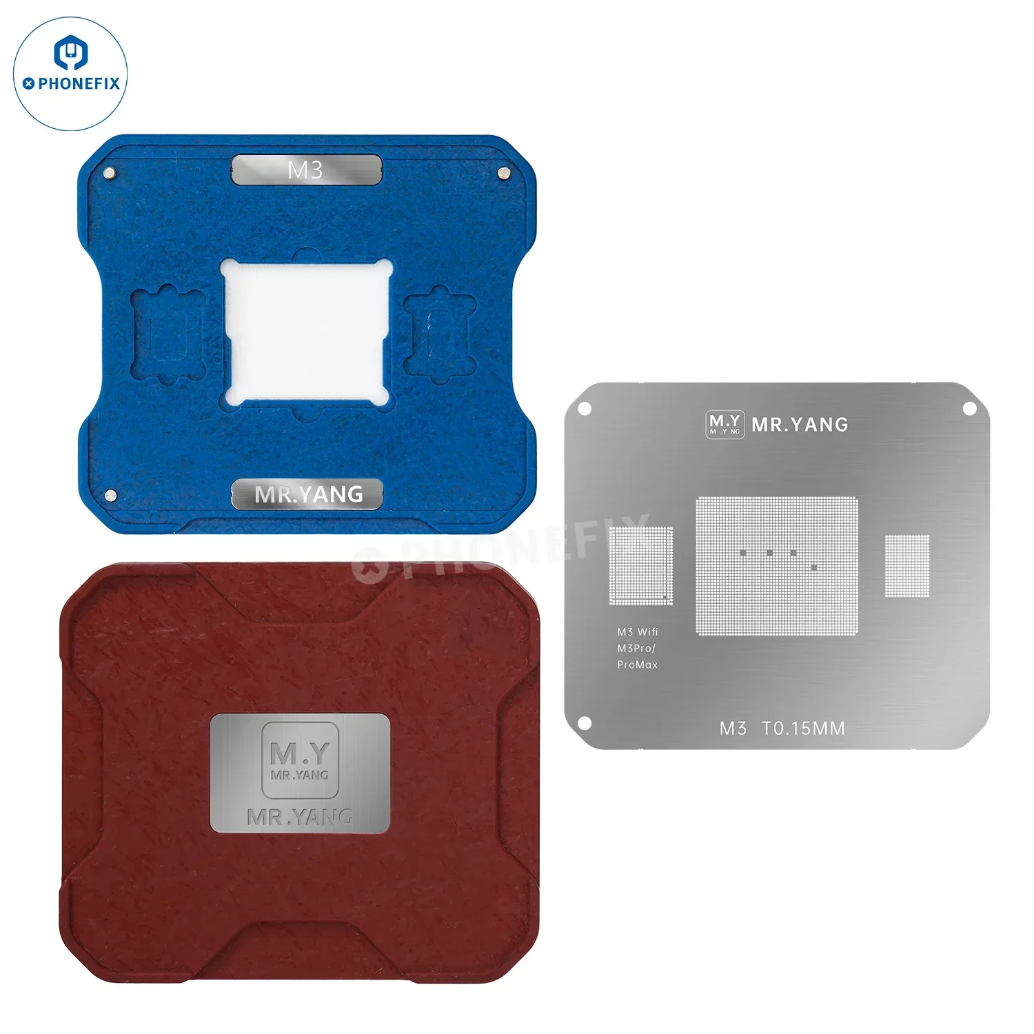 YCS M.Y M1 M2 M3 M4 Reballing Stencil Platform for MacBook Repair - Image 14