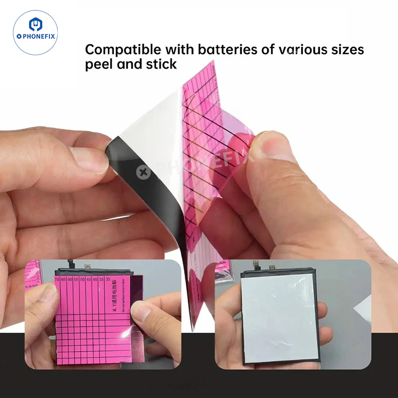 YCS M.Y Mobile Phone Universal Battery Sticker DIY Size Adhesive Strip - Image 2