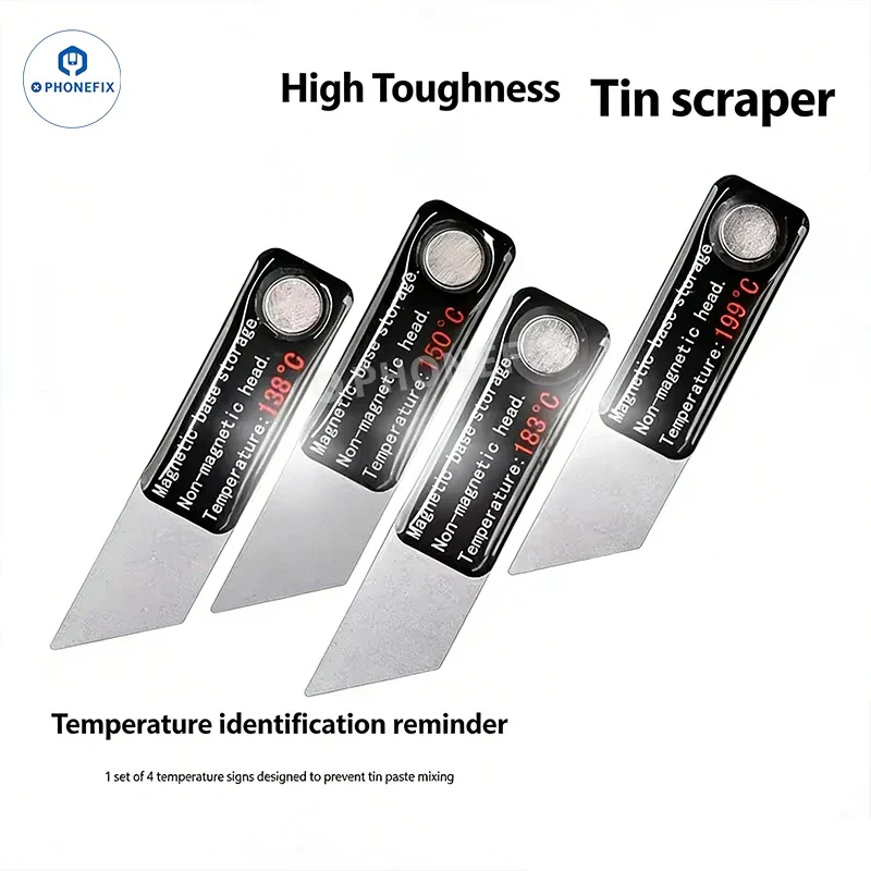 YCS M.Y Stainless Steel Tin Scraper for Phone IC BGA Reballing Repair - Image 4