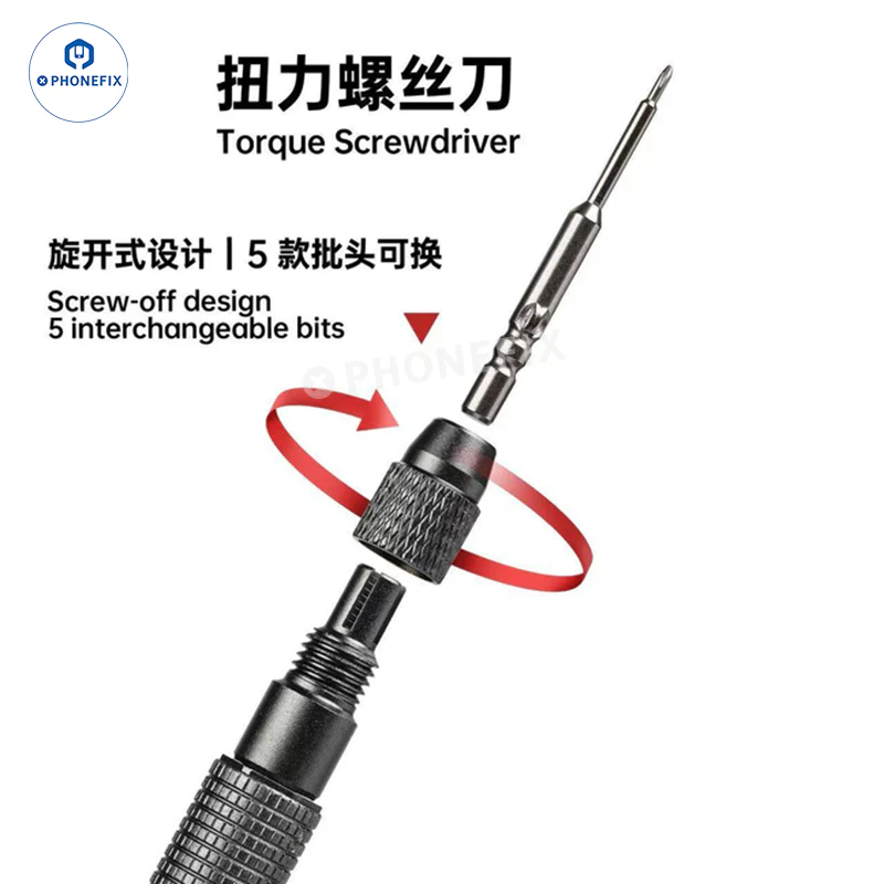 YCS M.Y-TX01 5-in-1 Torque Screwdriver for iPhone 17/Phone Repair - Image 3