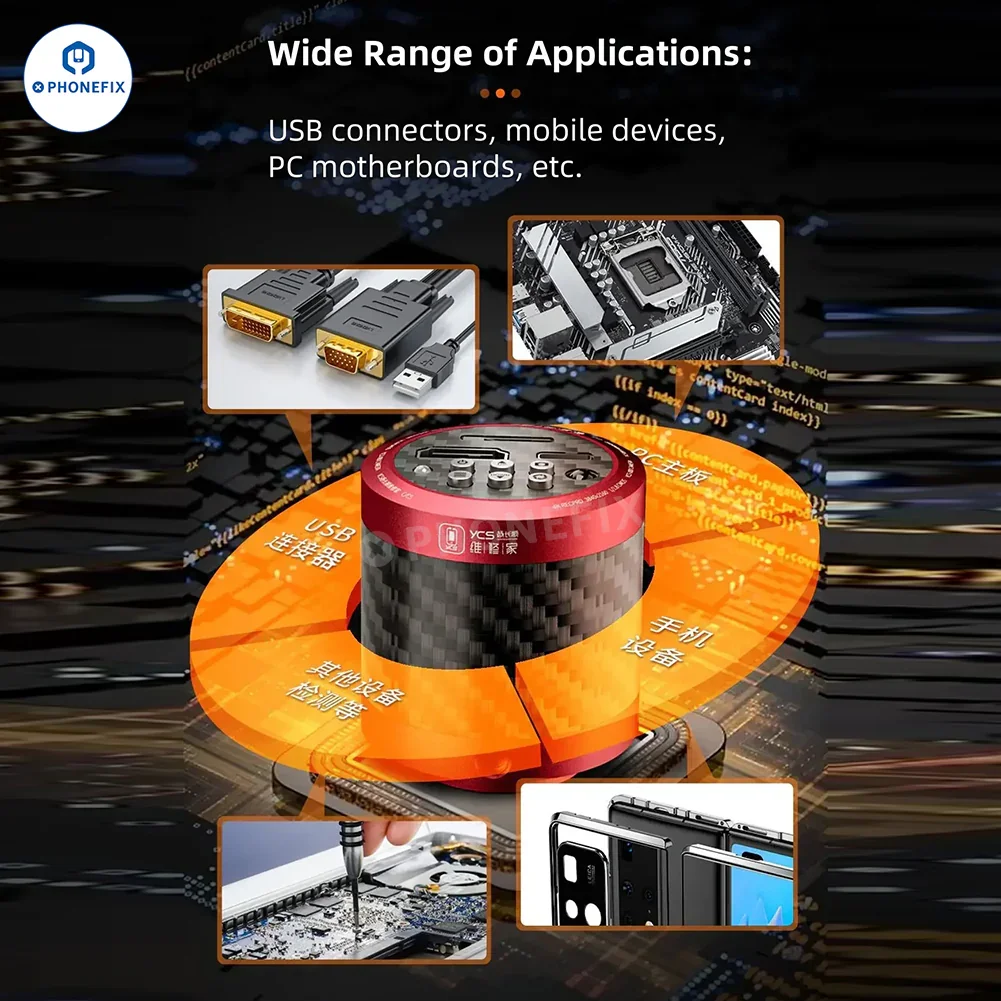 YCS Microscope X80 4K Camera for Mobile Phone Repair - Image 2