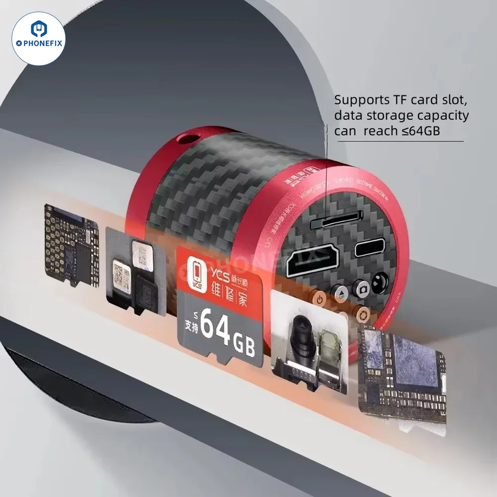 YCS Microscope X80 4K Camera for Mobile Phone Repair - Image 6